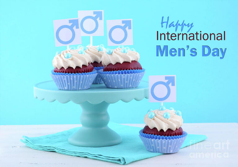 International Mens Day Cupcakes